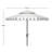 Teo 108'' Market Umbrella-592482915
