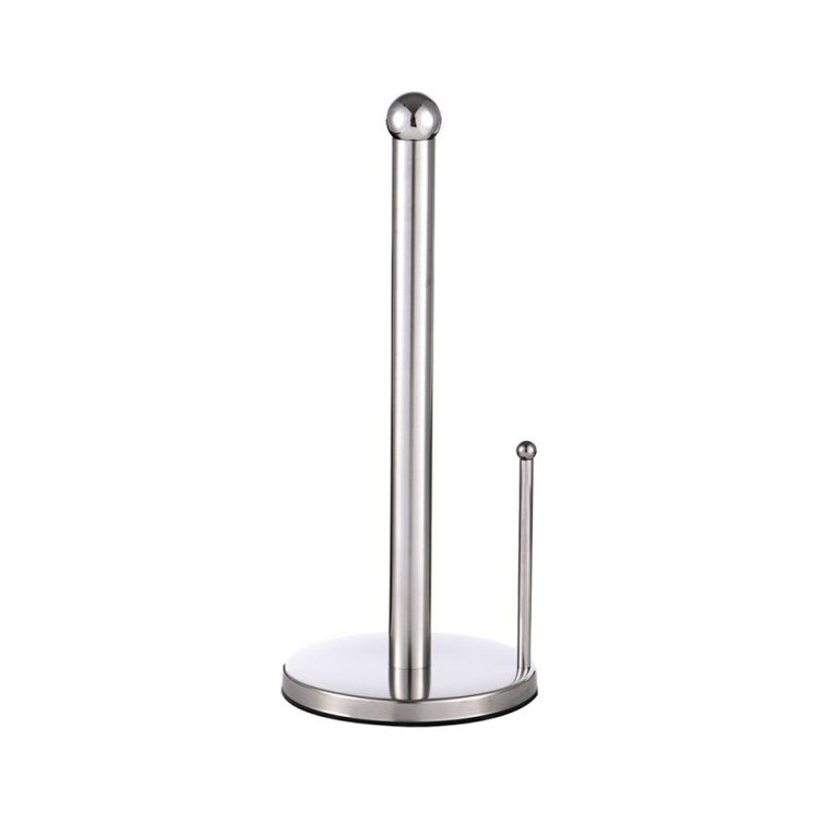 Ivy Bronx Medved Stainless Steel Freestanding Paper Towel Holder | Wayfair