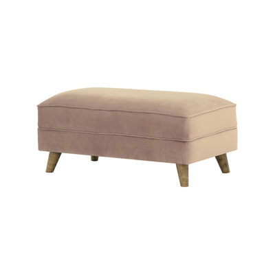 Conrad 100cm Wide Rectangle Solid Colour Ottoman