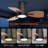 Emidia Flush Mount Ceiling Fan with LED Light for Medium Rooms-1816483604-1812047007