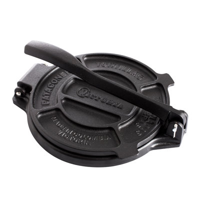 Victoria Cast Iron Tortilla Press Standard, Seasoned