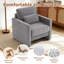 Chaise d'appoint 1 place Mid-Century-1716371639
