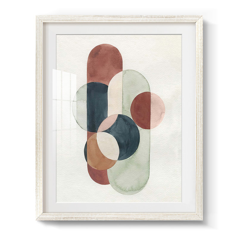 Loops and Bonds I - Impression encadrée, H 25,5 po x l 17,5 po, Blanc