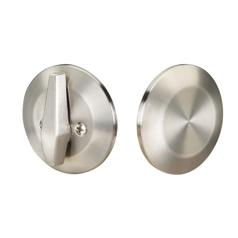 One Sided Deadbolt, Satin Nickel