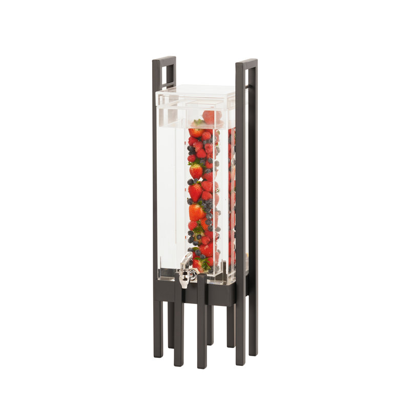 Black Acrylic Single Style Beverage Infusion Dispenser