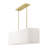 Ashauna 4-Light Dimmable Rectangular Chandelier-255930548