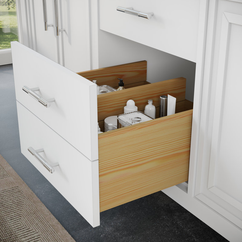 Sibilla 72 po Meuble-lavabo avec tiroir, Blanc