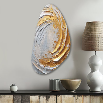 Décoration murale asymétrique en métal Eton - Abstract Spirals