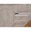 2 pi x 3 pi 1 po brun castor, motif moderne panaché, laine naturelle non tissée, tissage plat empilé, ton sur ton, texturé, noué à la main, échantillon, tapis, tapis oriental