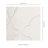 Beldale 24 in. x 24 in. Polished Porcelain Marble Look Floor and Wall Tile-94326542