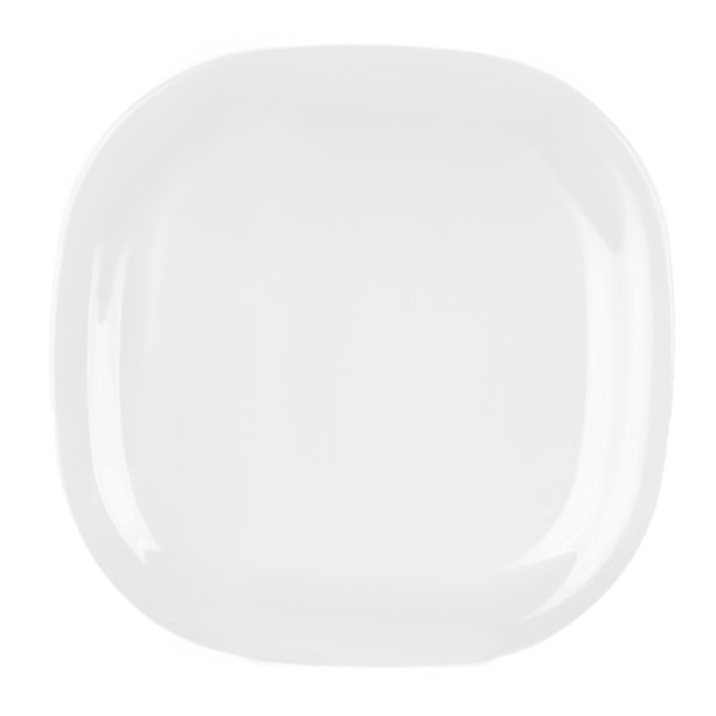 Assiette plate 11 po mélamine Willsboro, Blanc