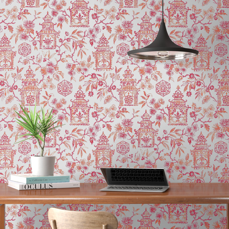 Rouleau de papier peint Hoyle, Rose