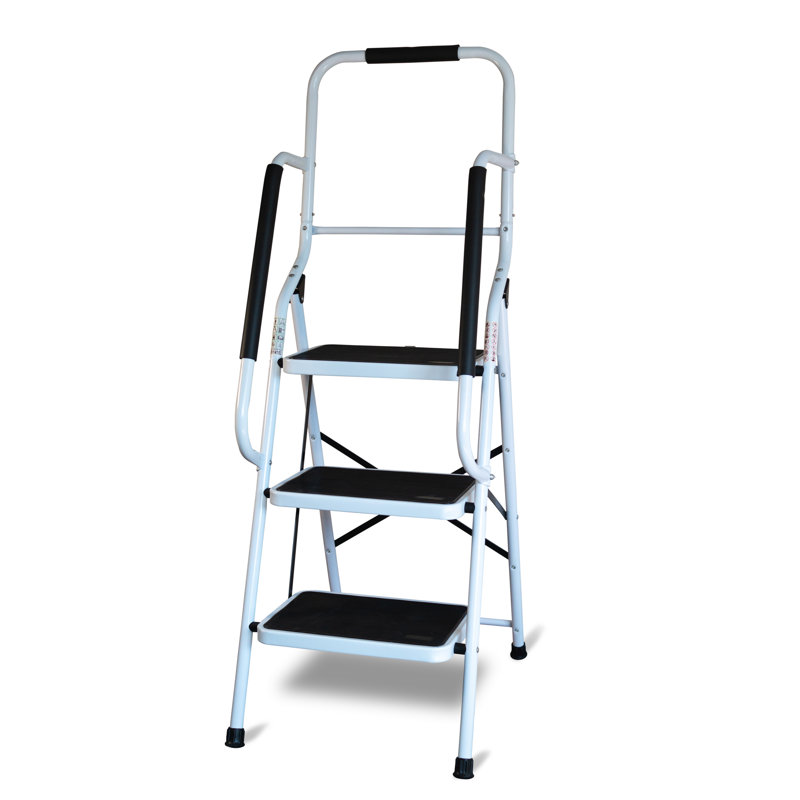 3 - Step Metal Folding Step Stool