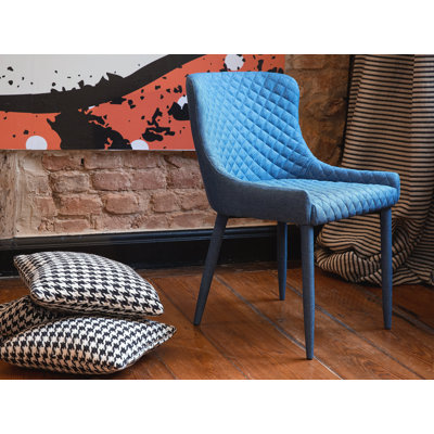 Widener 41cm H Polyester Blend Upholstered Side Chair