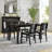 Fashank Commercial Solid Wood Dining Chair With Curved Backrest-2050111196