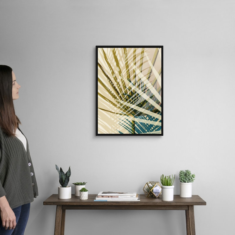 Exposure 8, art mural sur toile, H 26 po x l 20 po, Toile avec cadre noir