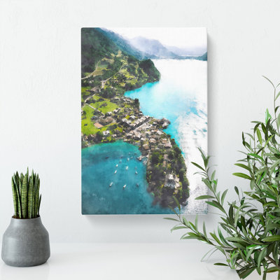 Over Grindelwald In Switzerland - Wrapped Canvas
