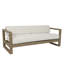 Coastal Teak Patio Sofa with Sunbrella Cushions-393586462