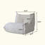 Canapé moelleux simple chenille, parfait pour les petits espaces avec confort et style