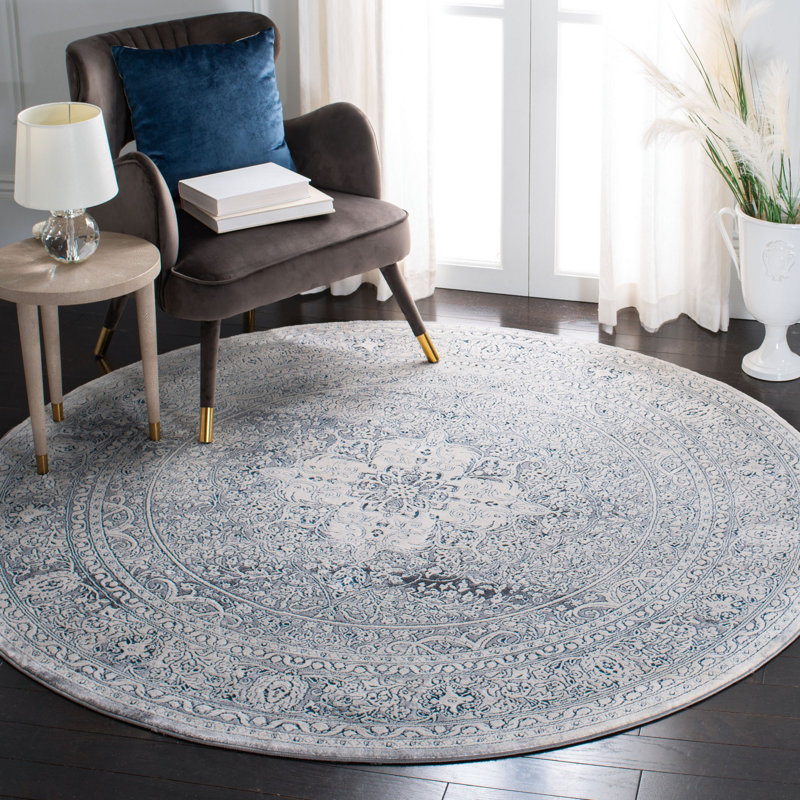 Willena Performance Oriental Rug, Round 6'7"