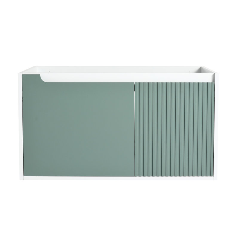 Meuble-lavabo compact 36 po, meuble-lavabo 36 po, finition grattée