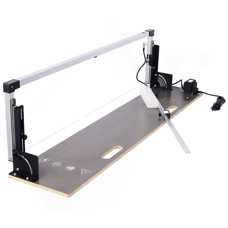 Styrofoam Cutter 450 ℃, 200 W mousse Cutter, Styrofoam Cutter avec fil de chauffage Nichrom, tension de sortie 36 V, épaisseur de coupe 300 mm, machine à rainure pour coton perlé, éponge, plastique, etc.
