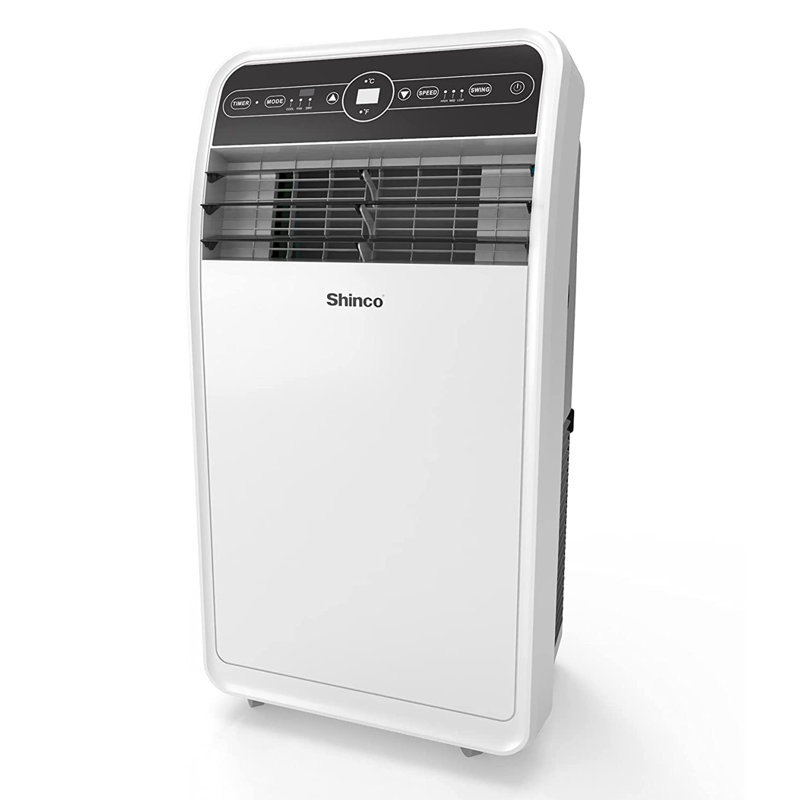 Shinco 10000 BTU Portable Air Conditioner with Dehumidifier Function and Fan