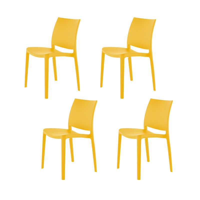 Chaise de salle à manger empilable Sensilla, Doré
