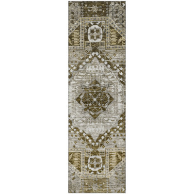 Premium Machine Washable Mayfield AMF1924 Diamond Rug