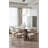 Gold Round LED Chandelier With Clear Crystal Accents-298382049