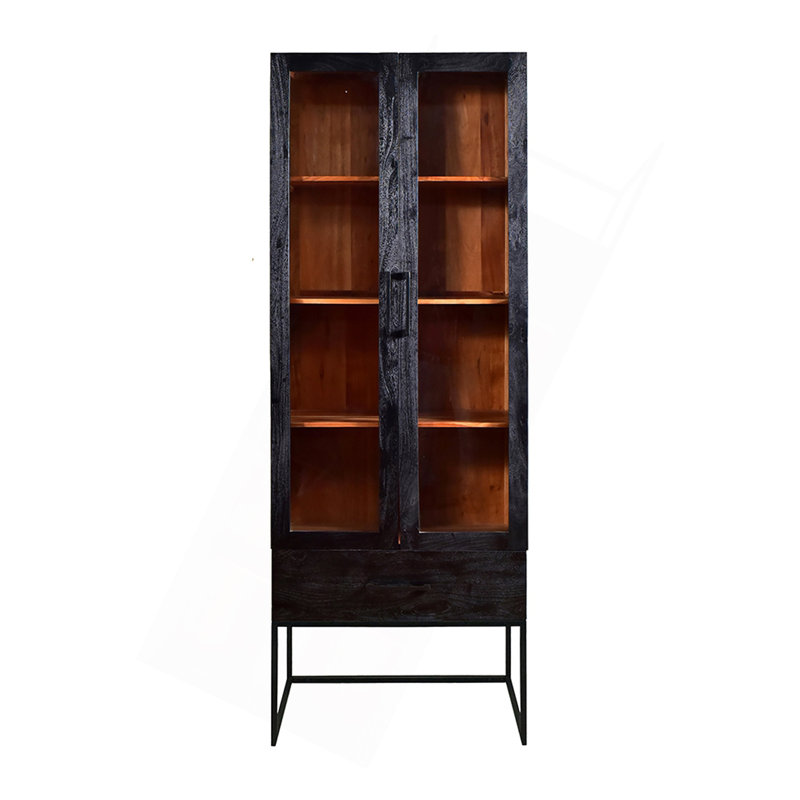 Versatile Rectangular Cabinet With Multiple Shelves For Efficient Storage