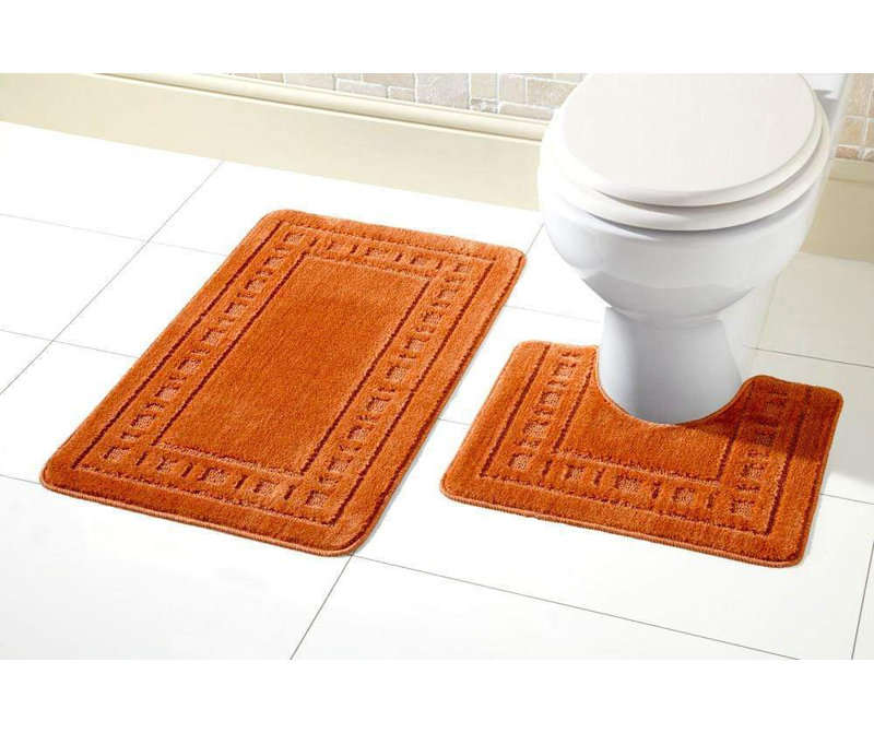 Non-Slip Bath Mat, Orange