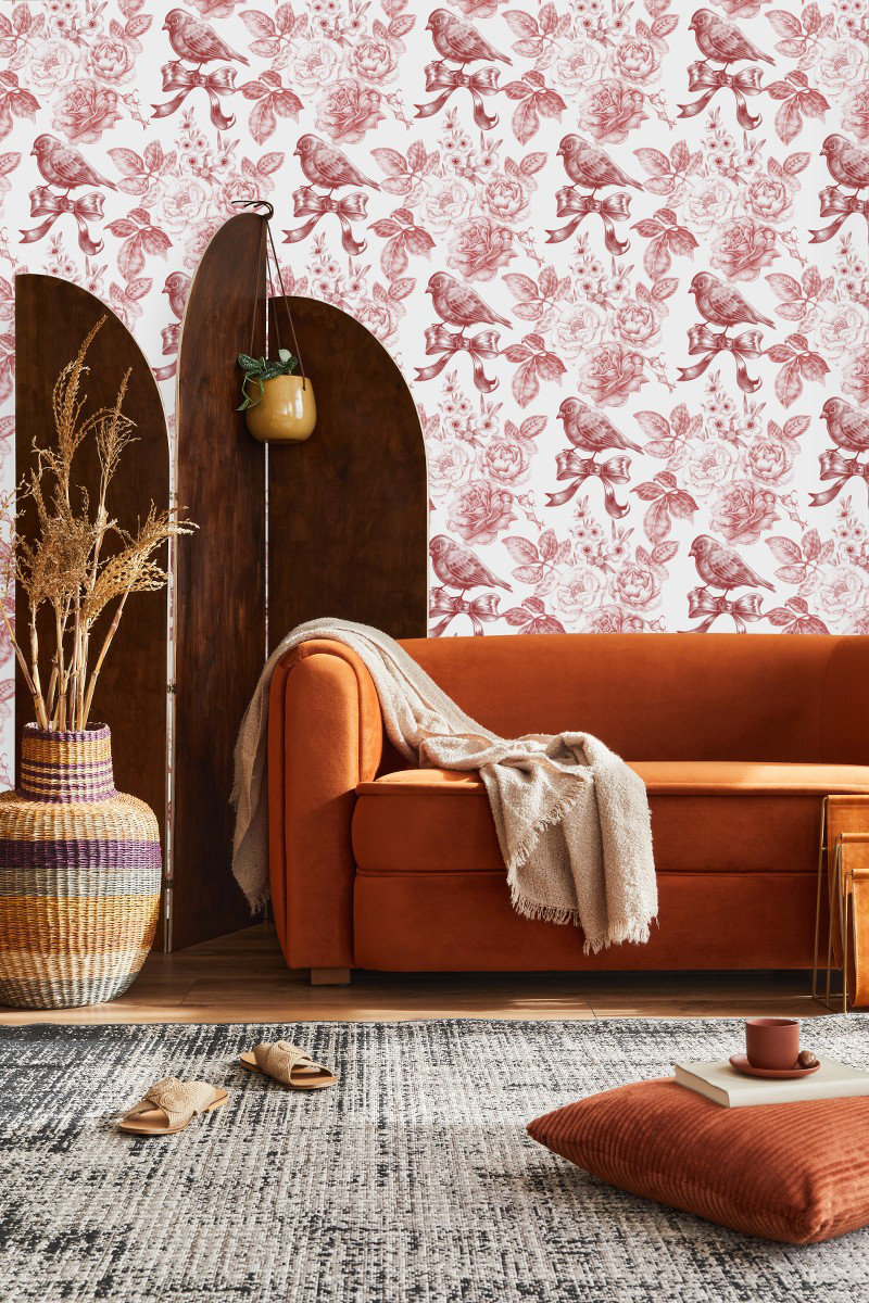 Red Barrel Studio® Floral Wall Mural | Wayfair