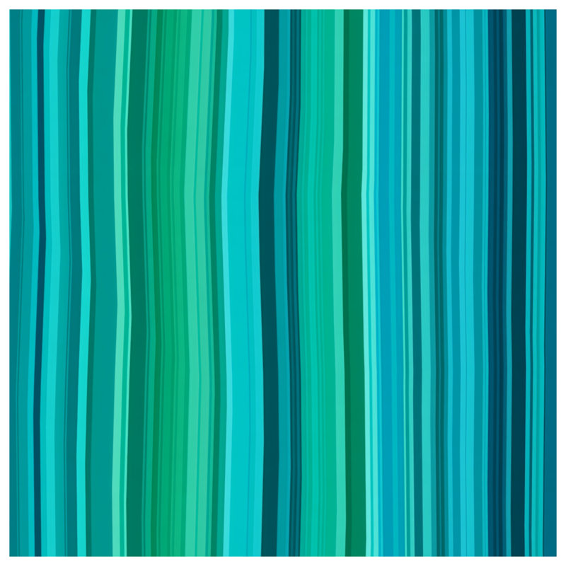 Rideaux bleu et vert à rayures, voilages et voilages à motif - 1 panneau, 50 po x 80 po - 1 panneau, Blocage