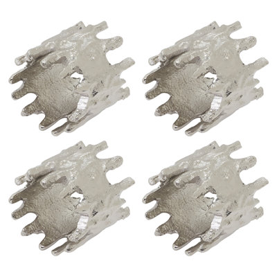 Jagged Edge Napkin Ring (Set of 4)