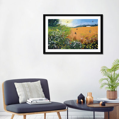 " Harvest Swallows " by Jo Grundy