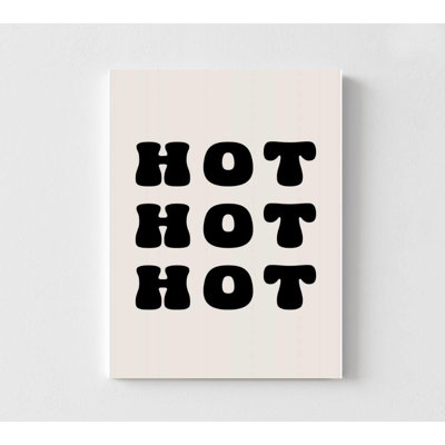 «Hot Hot» - reproduction d'art encadrée - art mural personnalisé sur papier aquarelle