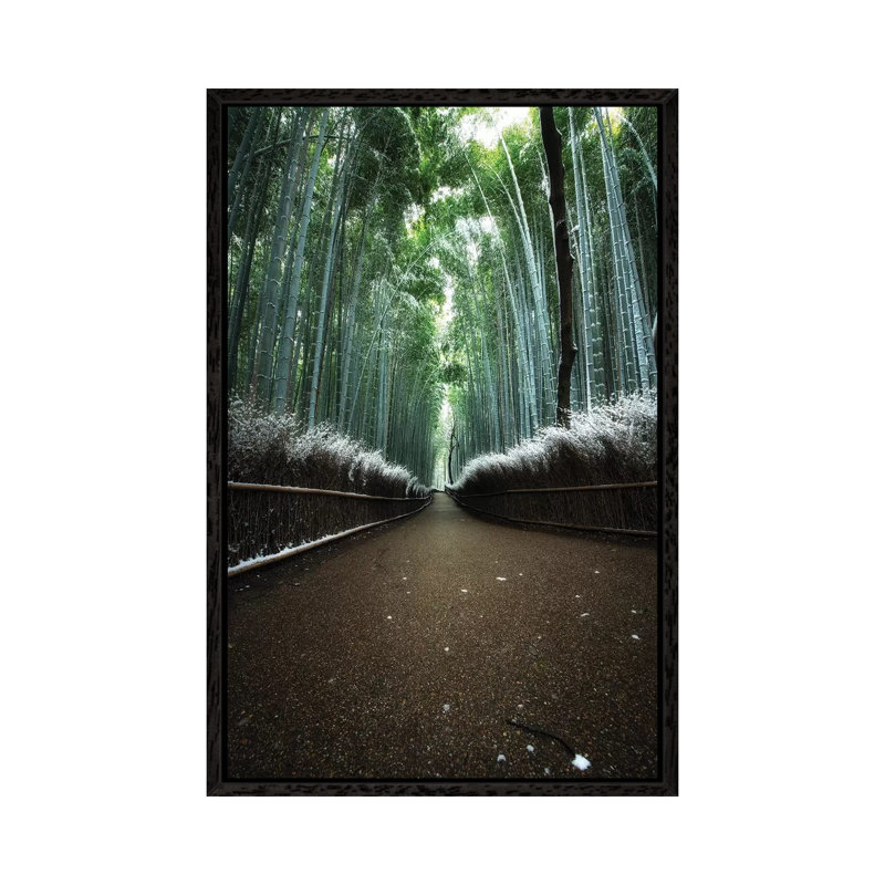 Winter in Japan V 1 Piece Wall Art on Canvas, 101.6cm H x 66.04cm W x 3.81cm D, Black Framed