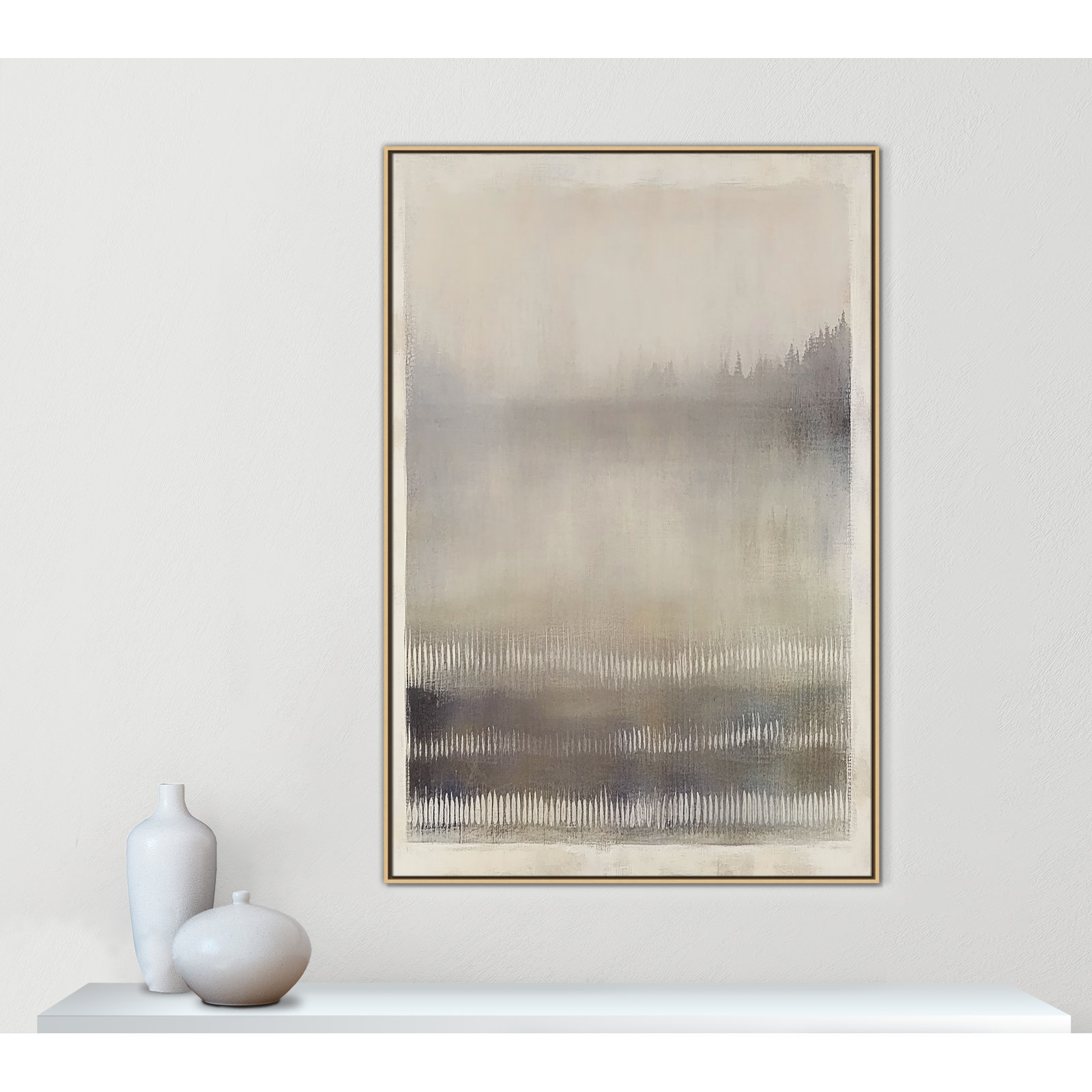 Balanced Silence III Print by Irena Orlov, 61.5" H x 41.5" W, Natural Floater