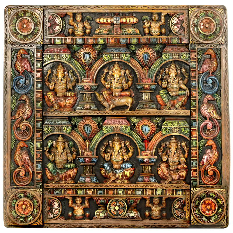 Six panneaux Ganesha