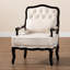 Fauteuil capitonné large de 27,8 po Martina Meza
