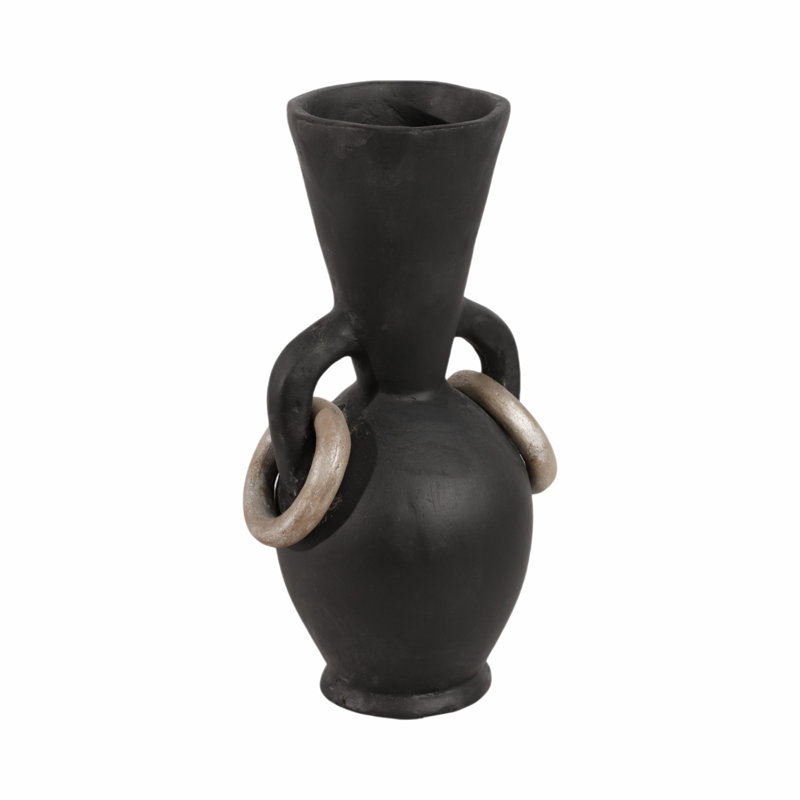 Xixa Handmade Ceramic/Porcelain Table Vase, 18'' H X 9'' W X 8'' D