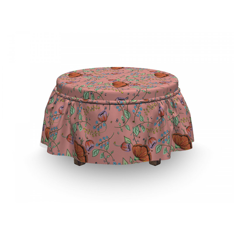 Housse pour bouquet de repose-pieds magnolia