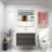 35.4'' Single Bathroom Vanity with Acrylic Top-270177624