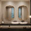 Miroir festonné miroir mural irrégulier Miroirs rectangulaires uniques pour salle de bain ， Hall d'entrée-626097264-626097267