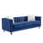 83" Velvet Square Arm Sofa-87414361