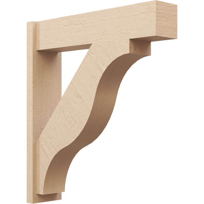 Bois de cèdre brut Funston Block TimberThane Perspector, brun clair apprêté, H 38 po x l 8 po x P 34 po
