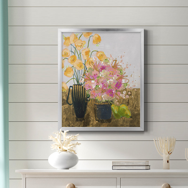 Toile encadrée de qualité supérieure Not So Still Life - prête à être accrochée, H 24 po x l 20 po, Argent
