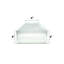 Miroir en verre transparent biseauté 4 "T-Connect FHC