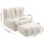 Chaise de salle à manger en velours-112741232